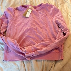 NWT T.La Rose Pink Crewneck Top